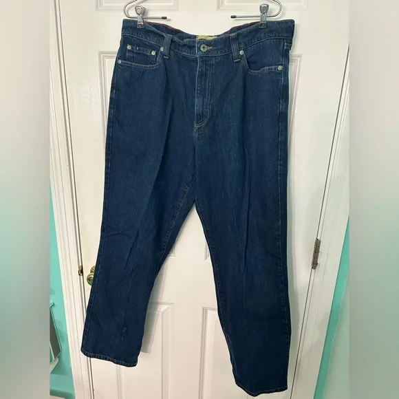 L.L. Bean Dark Wash Natural Fit Jeans - Picture 1 of 4